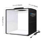 PULUZ 30cm Folding Ring Light Photo Lighting Studio Shooting Tent Box with Shadowless Light Panel - 6