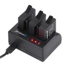 PULUZ 10 in 1 AHDBT-501 3.85V 1220mAh Battery + AHDBT-501 3-channel Battery Charger +  Mesh Storage Bag + Battery Storage Box + 2-Port USB 5V (2.1A + 2.1A) Wall Charger Kits for GoPro HERO7 /6 /5 - 5
