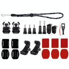 PULUZ 43 in 1 Accessories Total Ultimate Combo Kits for DJI Osmo Pocket with EVA Case (Chest Strap + Wrist Strap + Suction Cup Mount + 3-Way Pivot Arms + J-Hook Buckle + Grip Tripod Mount + Surface Mounts + Bracket Frame + Screen Film + Silicone Case + Tripod Adapter + Storage Bag + Rec-mounts + Handlebar Mount + Wrench) - 7