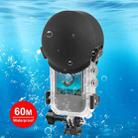 For Insta360 X5 PULUZ 60m Waterproof Sealed Diving Case with Silicone Lens Cover (Black) - 1