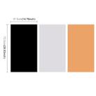 PULUZ Photography Background PVC Paper Kits for Studio Tent Box, 3 Colors (Black, White,Yellow), Size: 73.5cm x 36cm - 5