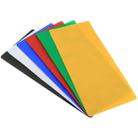6 PCS PULUZ Collapsible Photography Studio Background, 6 Colors (Black, White, Red, Blue, Orange, Green), Size: 80cm x 40cm - 1