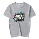 Round Neck Modal Short Sleeve T-shirt Custom Made Print On Your Demand, Size: S (Grey) - 1