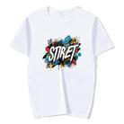 Round Neck Modal Short Sleeve T-shirt Custom Made Print On Your Demand, Size: M (White) - 1