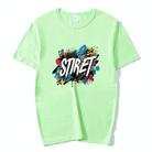 Round Neck Modal Short Sleeve T-shirt Custom Made Print On Your Demand, Size: XXL (Mint Green) - 1