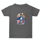 Summer Baggy Cotton Short Sleeve T-shirt Custom Made Print On Your Demand, Size: S (Dark Grey-2) - 1