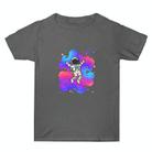 Summer Baggy Cotton Short Sleeve T-shirt Custom Made Print On Your Demand, Size: XL (Dark Grey-4) - 1