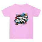 Summer Baggy Cotton Short Sleeve T-shirt Custom Made Print On Your Demand, Size: XXL (Pink-1) - 1