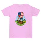 Summer Baggy Cotton Short Sleeve T-shirt Custom Made Print On Your Demand, Size: XXL (Pink-3) - 1