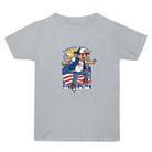 Summer Baggy Cotton Short Sleeve T-shirt Custom Made Print On Your Demand, Size: XXL (Grey-2) - 1