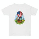 Summer Baggy Cotton Short Sleeve T-shirt Custom Made Print On Your Demand, Size: XXXL (White-3) - 1