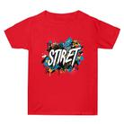 Summer Baggy Cotton Short Sleeve T-shirt Custom Made Print On Your Demand, Size: XXXL (Red-1) - 1
