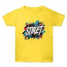 Summer Baggy Cotton Short Sleeve T-shirt Custom Made Print On Your Demand, Size: XXXL (Yellow-1) - 1