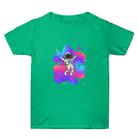 Summer Baggy Cotton Short Sleeve T-shirt Custom Made Print On Your Demand, Size: XXXL (Green-4) - 1