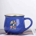 Boy Printed Ceramics Big Belly Mug Water Cup Print On Your Demand (Dark Blue) - 1