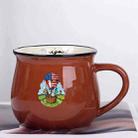 Balloon Printed Ceramics Big Belly Mug Water Cup Print On Your Demand (Coffee) - 1