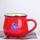 Astronaut Printed Ceramics Big Belly Mug Water Cup Print On Your Demand (Red) - 1