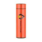 Smart Temperature Display Stainless Steel Thermos Cup Laser Print On Your Demand (Orange) - 1