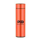 Smart Temperature Display Stainless Steel Thermos Cup Silkscreen Print On Your Demand (Orange) - 1
