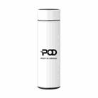 Smart Temperature Display Stainless Steel Thermos Cup Silkscreen Print On Your Demand (White) - 1