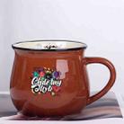 Graffiti Printed Ceramics Big Belly Mug Water Cup Print On Your Demand (Coffee) - 1
