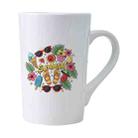 Summer Printed Conical White Ceramics Mug Water Cup Print On Your Demand - 1