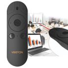 VIBOTON VMP07 2.4GHz Multimedia Presentation Remote PowerPoint Clicker Wireless Presenter Handheld Controller Flip Pen, Control Distance: 15m(Black) - 1