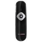 ASiNG A800 USB Charging 2.4GHz Wireless Presenter PowerPoint Clicker Representation Remote Control Pointer, Control Distance: 100m(Black) - 5