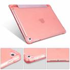 Litchi Texture Flip Leather Case for iPad 9.7(2017) / 9.7(2018)/ Air2 / Air, with Three-folding Holder & Pen Slots(Rose Gold) - 5