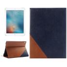 Book Style Horizontal Flip Leather Case with Holder & Card Slots & Wallet for iPad Pro 9.7 inch(Dark Blue) - 1