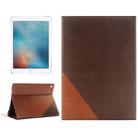 Book Style Horizontal Flip Leather Case with Holder & Card Slots & Wallet for iPad Pro 9.7 inch(Brown) - 1