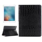 Crocodile Texture  Horizontal Flip Leather Case with Holder & Card Slots & Wallet for iPad Pro 9.7 inch(Black) - 1