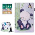For iPad Air / iPad Air 2 Painting Panda Pattern Horizontal Flip Leather Case with Holder & Wallet & Card Slots & Pen Slot - 1