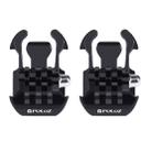 2 PCS PULUZ Horizontal Surface Quick Release Buckle for GoPro, Insta360, DJI and Other Action Cameras - 1