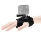 PULUZ 360 Degree Rotation Glove Style Palm Strap Mount Band for GoPro Hero11 Black / HERO10 Black / HERO9 Black / HERO8 Black / HERO7 /6 /5 /5 Session /4 Session /4 /3+ /3 /2 /1, Insta360 ONE R, DJI Osmo Action and Other Action Cameras - 1