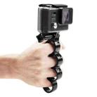 PULUZ Handheld Plastic Knuckles Fingers Grip Ring Monopod Tripod Mount with Thumb Screw for GoPro Hero12 Black / Hero11 /10 /9 /8 /7 /6 /5, Insta360 Ace / Ace Pro, DJI Osmo Action 4 and Other Action Cameras(Black) - 6