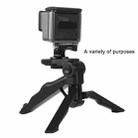 PULUZ Grip Folding Tripod Mount with Adapter & Screws for GoPro Hero11 Black / HERO10 Black / HERO9 Black / HERO8 Black / HERO7 /6 /5 /5 Session /4 Session /4 /3+ /3 /2 /1, Xiaoyi and Other Action Cameras, Load Max: 2kg(Black) - 5