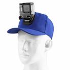 PULUZ Baseball Hat with J-Hook Buckle Mount & Screw for GoPro, DJI OSMO Action and Other Action Cameras(Blue) - 7