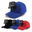 PULUZ Baseball Hat with J-Hook Buckle Mount & Screw for GoPro, DJI OSMO Action and Other Action Cameras(Blue) - 9