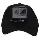 [US Warehouse] PULUZ Baseball Hat with J-Hook Buckle Mount & Screw for GoPro, DJI OSMO Action and Other Action Cameras(Black) - 2