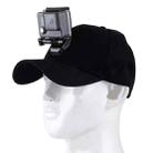 [US Warehouse] PULUZ Baseball Hat with J-Hook Buckle Mount & Screw for GoPro, DJI OSMO Action and Other Action Cameras(Black) - 8
