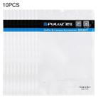 10 PCS PULUZ 25.8cm x 18cm Hang Hole Clear Front White Pearl Jewelry Zip Lock Packaging Bag (Size: L) - 1