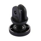 PULUZ Mini Size 1/4 inch Screw Tripod Mount Adapter for GoPro, Insta360, DJI and Other Action Cameras, 3.9mm Diameter Screw Hole, 2.2cm Diameter - 2