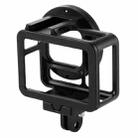 PULUZ Housing Shell CNC Aluminum Alloy Protective Cage with Insurance Frame & 52mm UV Lens for GoPro HERO7 Black /6 /5(Black) - 8