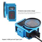 PULUZ Housing Shell CNC Aluminum Alloy Protective Cage with Insurance Frame & 52mm UV Lens for GoPro HERO7 Black /6 /5(Blue) - 10