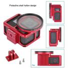 PULUZ Housing Shell CNC Aluminum Alloy Protective Cage with Insurance Frame & 52mm UV Lens for GoPro HERO7 Black /6 /5(Red) - 9
