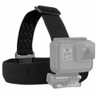 PULUZ Elastic Mount Belt Adjustable Head Strap for GoPro, Insta360 ONE R, DJI Osmo Action and Other Action Cameras - 1