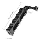PULUZ Aluminum Alloy Tactical Hand Holder Grip for DJI Osmo Action, GoPro NEW HERO /HERO7 /6 /5 /5 Session /4 Session /4 /3+ /3 /2 /1, Xiaoyi and Other Action Cameras(Black) - 4