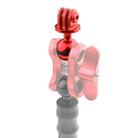 PULUZ  CNC Aluminum Ball Head Adapter Mount for GoPro Hero12 Black / Hero11 /10 /9 /8 /7 /6 /5, Insta360 Ace / Ace Pro, DJI Osmo Action 4 and Other Action Cameras, Diameter: 2.5cm(Red) - 1