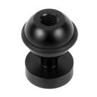 PULUZ CNC Aluminum Ball Head Adapter Mount for GoPro Hero11 Black / HERO10 Black /9 Black /8 Black /7 /6 /5 /5 Session /4 Session /4 /3+ /3 /2 /1, DJI Osmo Action and Other Action Cameras, Diameter: 2.5cm(Black) - 1